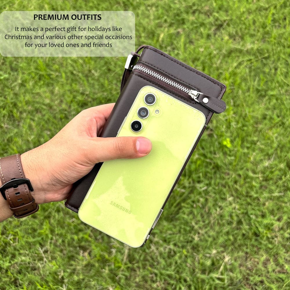 Black Premium Zip Wallet