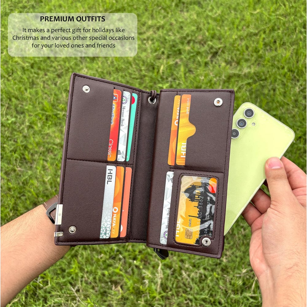 Black Premium Zip Wallet