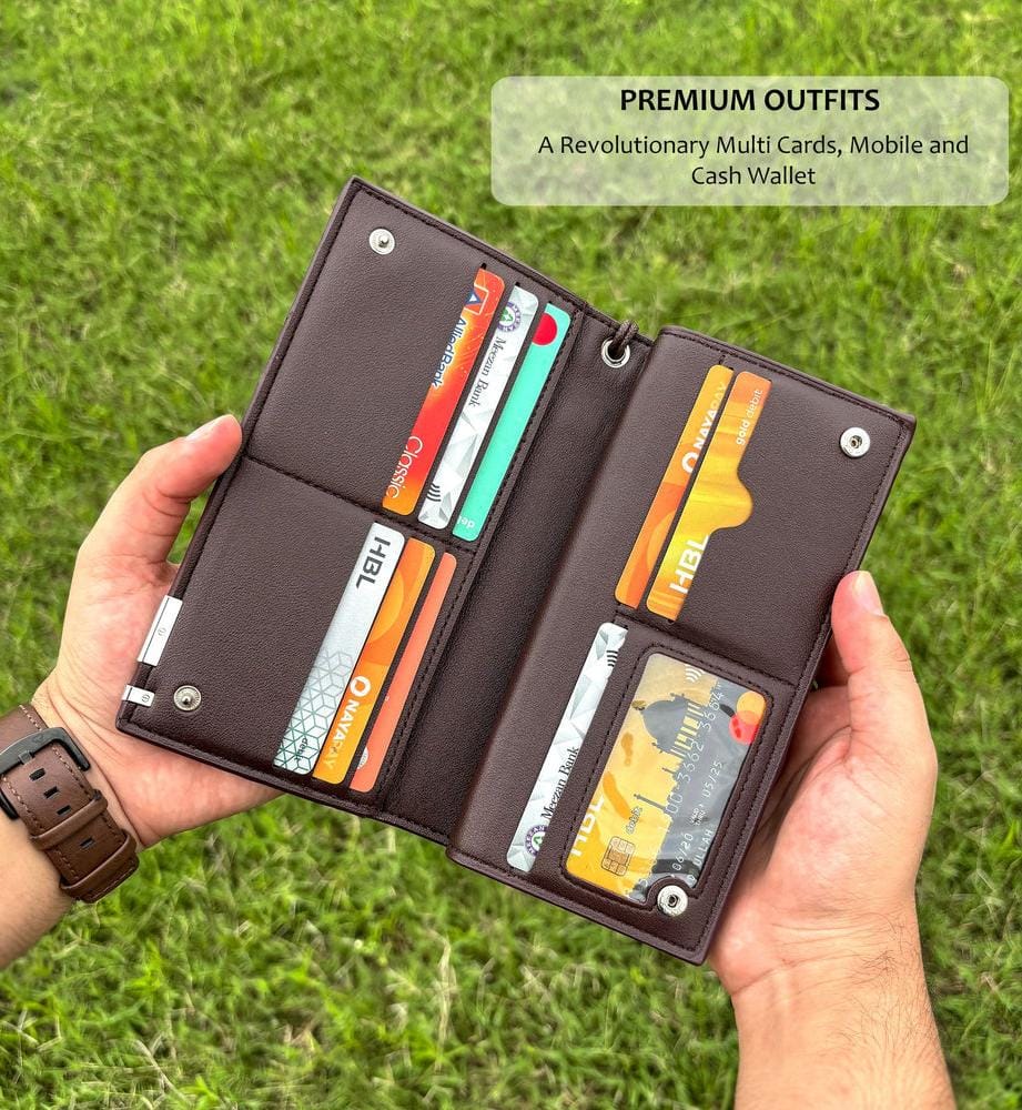 Black Premium Zip Wallet